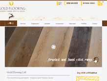 Tablet Screenshot of goldflooring.com